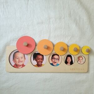 Lovevery Colorful Circle Puzzle for Kids